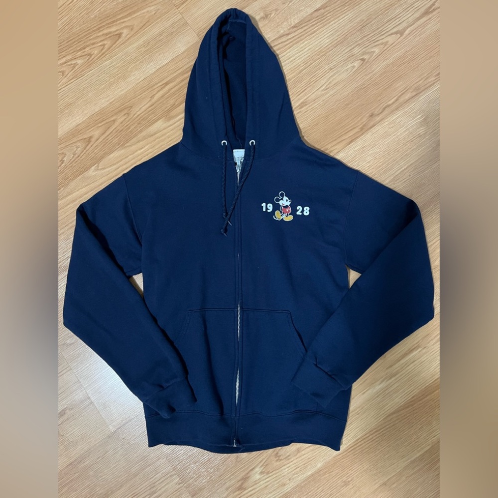 SOLD Zip up sweatshirt from Disneyland. Only  work once. Comes from smoke free
